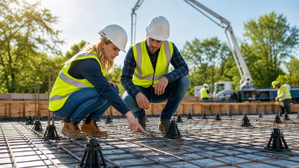 Will Rebar Shift During Warmer Spring Pours?