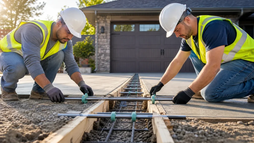 How Speed Dowels Help With Expansion in Driveways