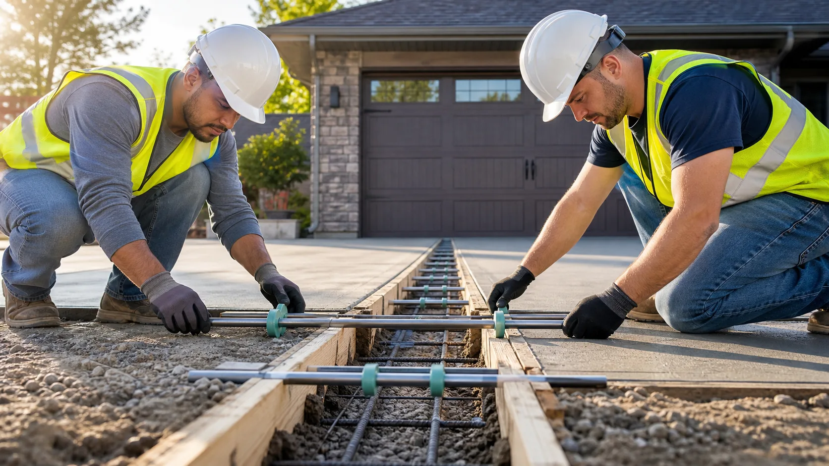 How Speed Dowels Help With Expansion in Driveways
